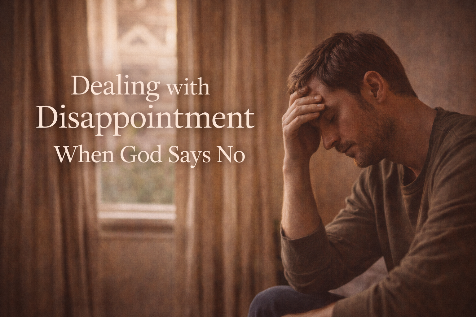 Dealing with Disappointment When God Says No